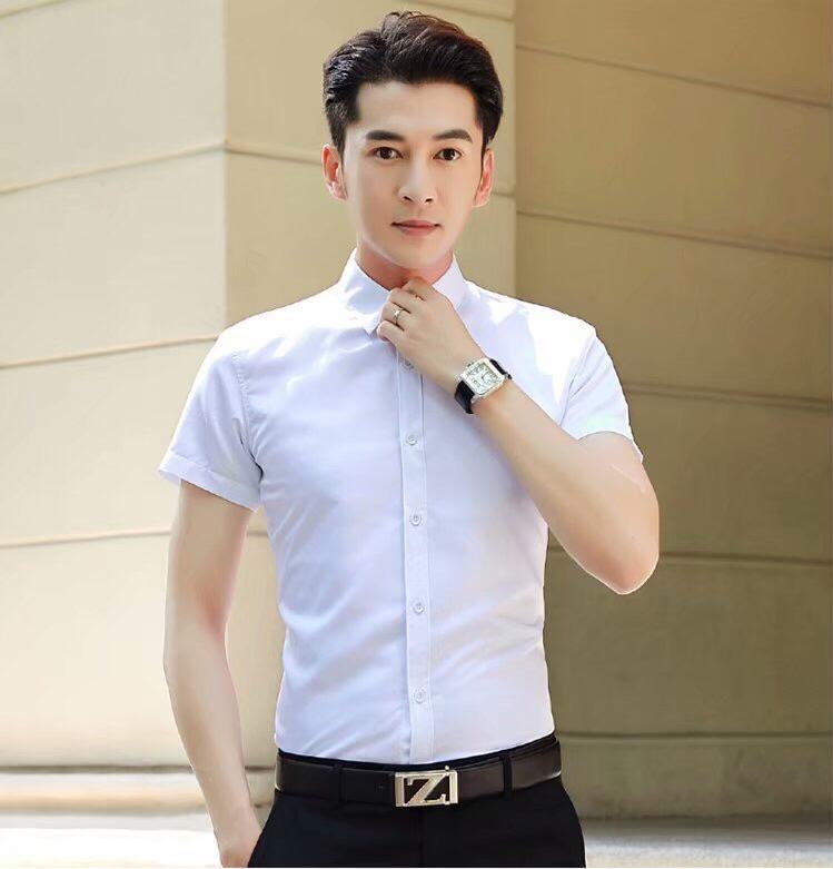 Áo Sơ Mi Nam Cộc Tay Trẻ Trung Cao Cấp SMC