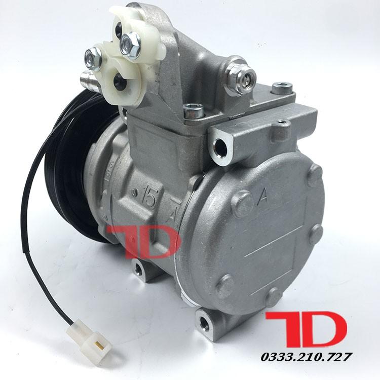 Block lạnh ô tô Toyota A15 có Buly có bích loại 12V