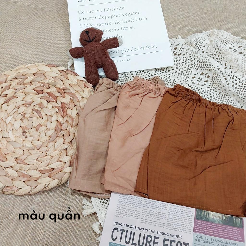 Đồ bộ bé gái QATE893 - bộ quần áo trẻ em ren hoa xinh xắn