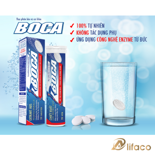 Viên Sủi BOCA Hỗ trợ xương khớp ALIFACO công nghê từ CHLB Đức