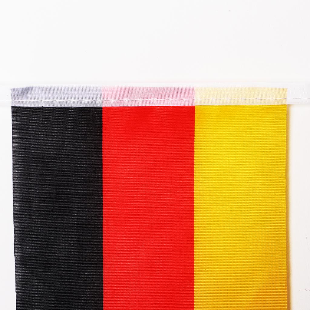 Germany Nation Flag Banner 14x21cm 5.5 Meters String Flag Sport Bars Decor