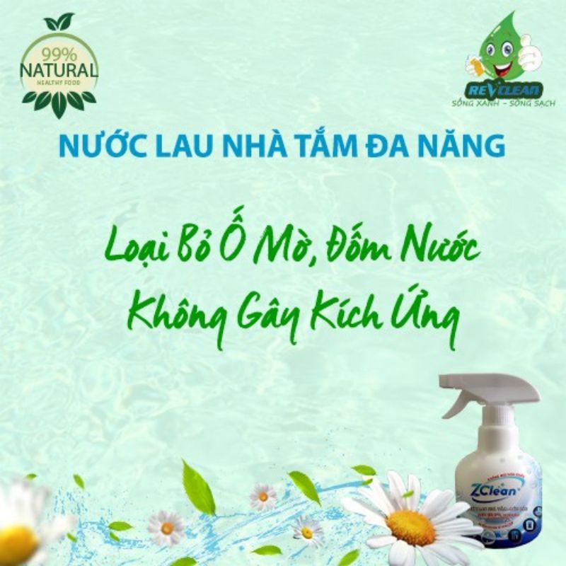 Nước Lau nhà tắm đa năng dùng cho nhà tắm, bồn rửa mặt, kính gương, lau tường, 500ml