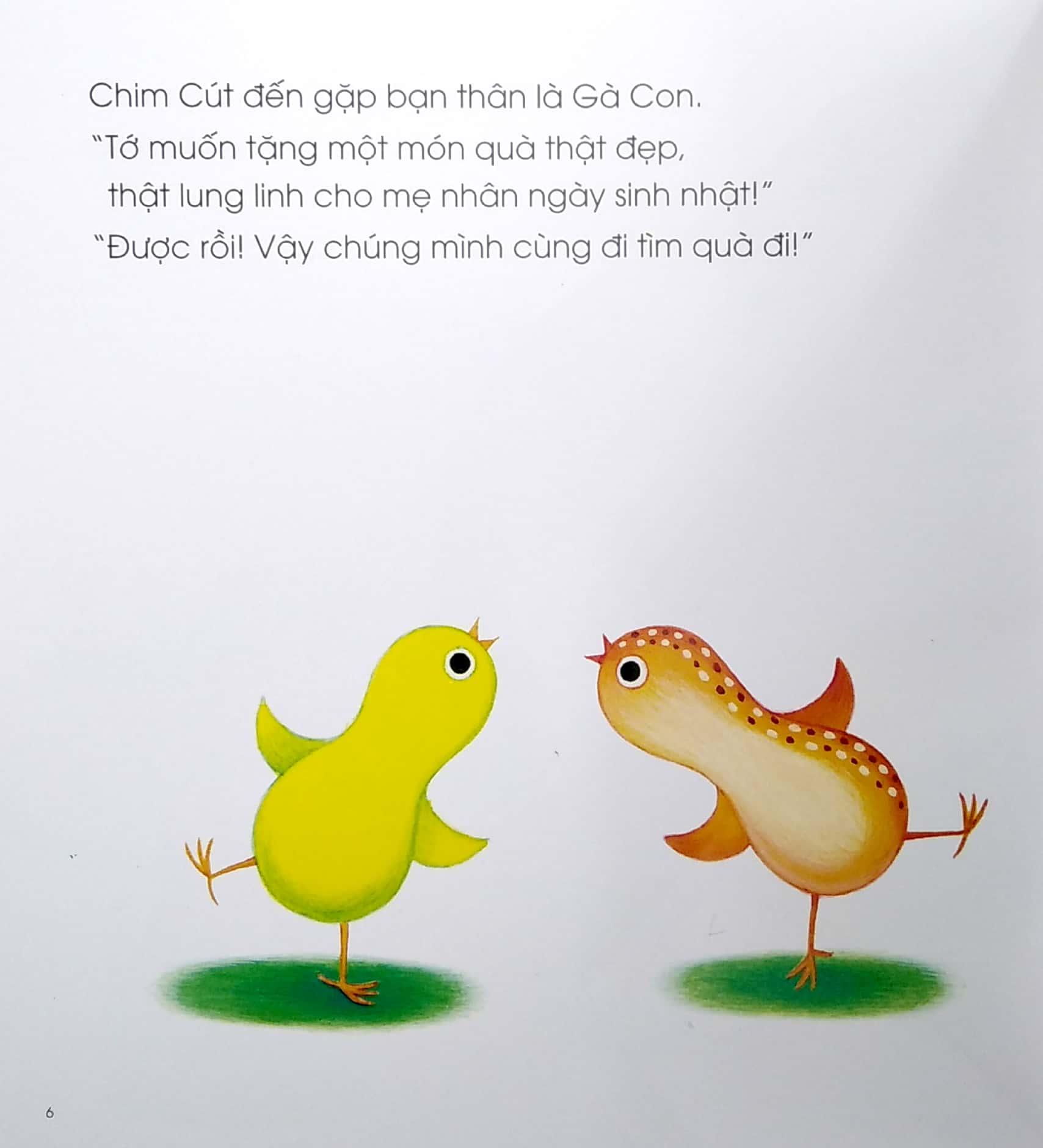 Ehon - Bạn Chim Cút - Tìm Quà Tặng Mẹ