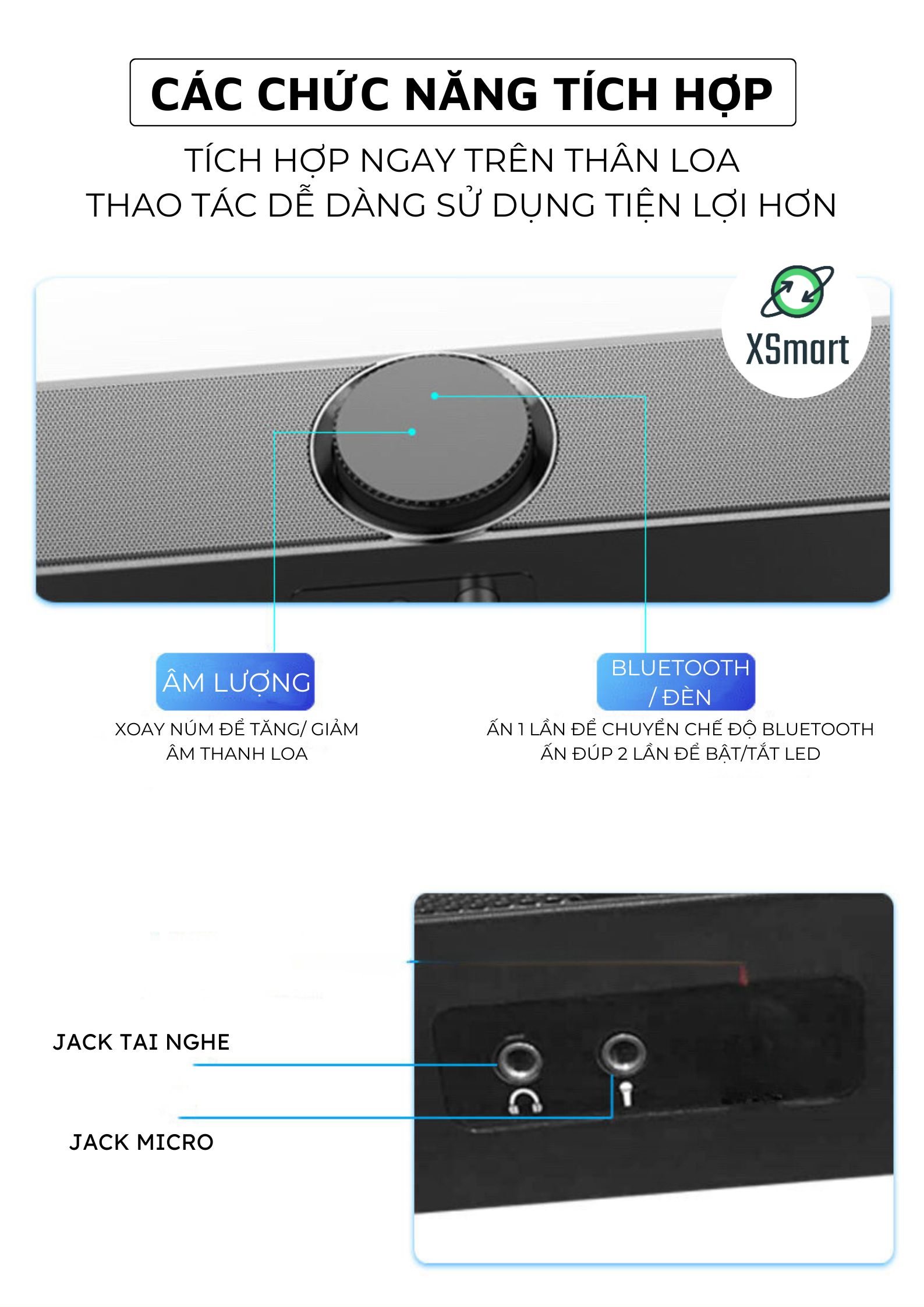 Loa Bluetooth SADA V-198 SUPER BASS 2024 Âm Thanh Vòm 3D Phiên Bản Đặc Biệt Dùng Cho Máy Tính Vi Tính Laptop PC Tivi-Hàng Chính Hãng