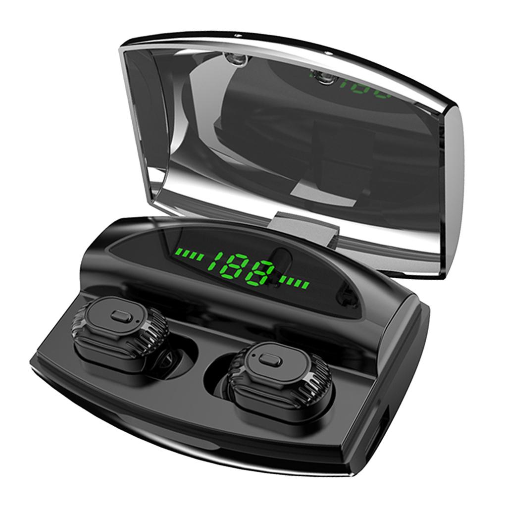 Amagogo Tai Nghe Không Dây Bluetooth 5.0 3D Tai Nghe In-Ear 1800 MAh Ốp Lưng