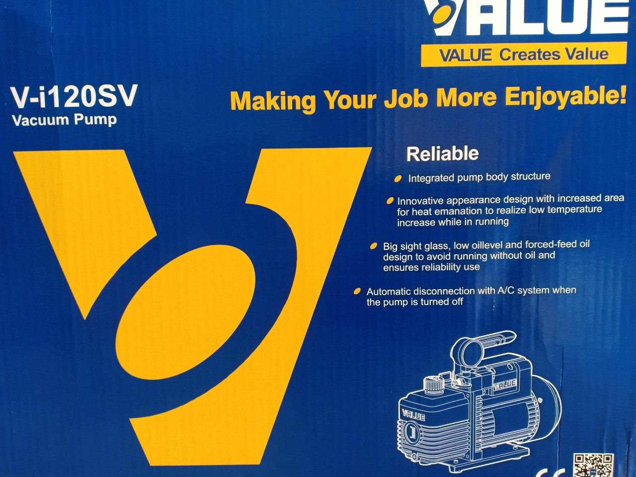 Máy hút chân không VALUE 2.0 CFM-VI 120SV-có đồng hồ báo áp