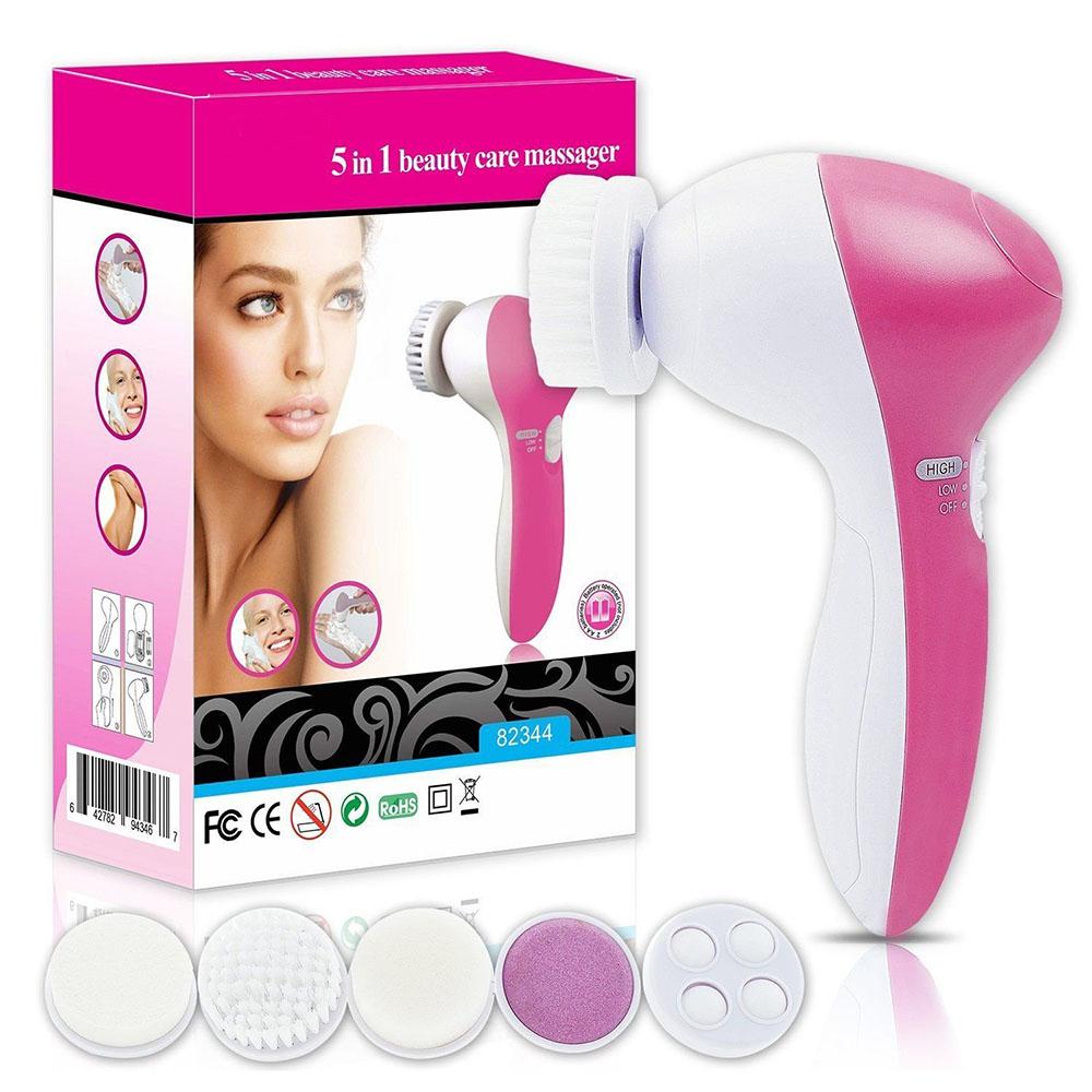 5 Trong 1 Mặt Làm Sạch Bàn Chải Silicone Bàn Chải Trên Khuôn Mặt Làm Sạch Sâu Lỗ Chân Lông Massage Mặt Chăm Sóc Da Không Thấm Nước Bàn Chải Trên Khuôn Mặt