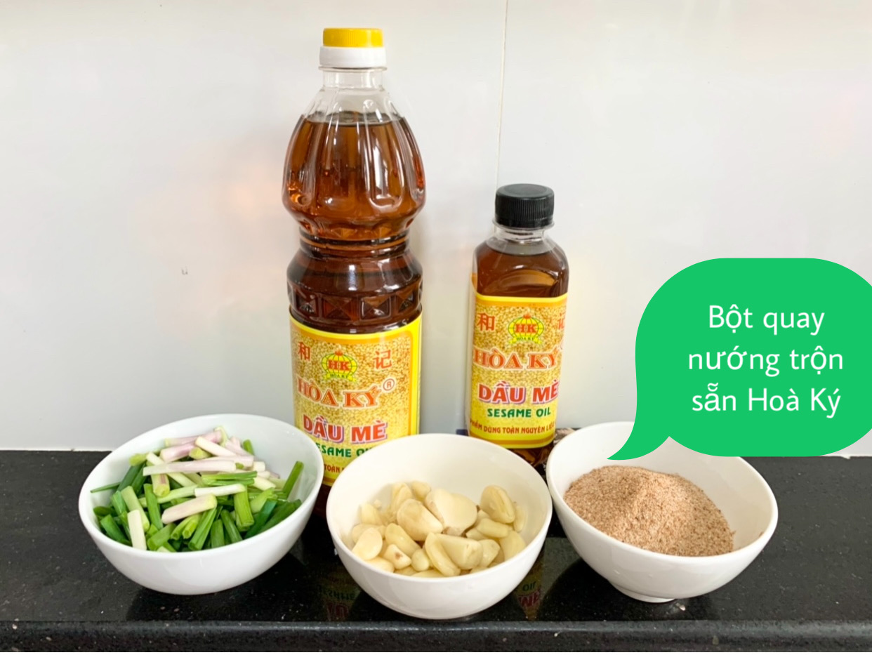 Hình ảnh BỘT QUAY HEO Trộn sẵn Hoà Ký 1kg