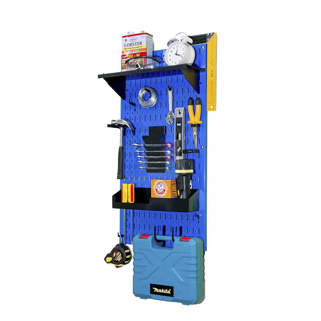 Bảng Treo Đồ Nghề Pegboard Cơ Khí SMLIFE S1 Blue - Lưu Trữ Trưng Bày Dụng Cụ Sửa Chữa Thông Minh Dễ Tìm Kiếm