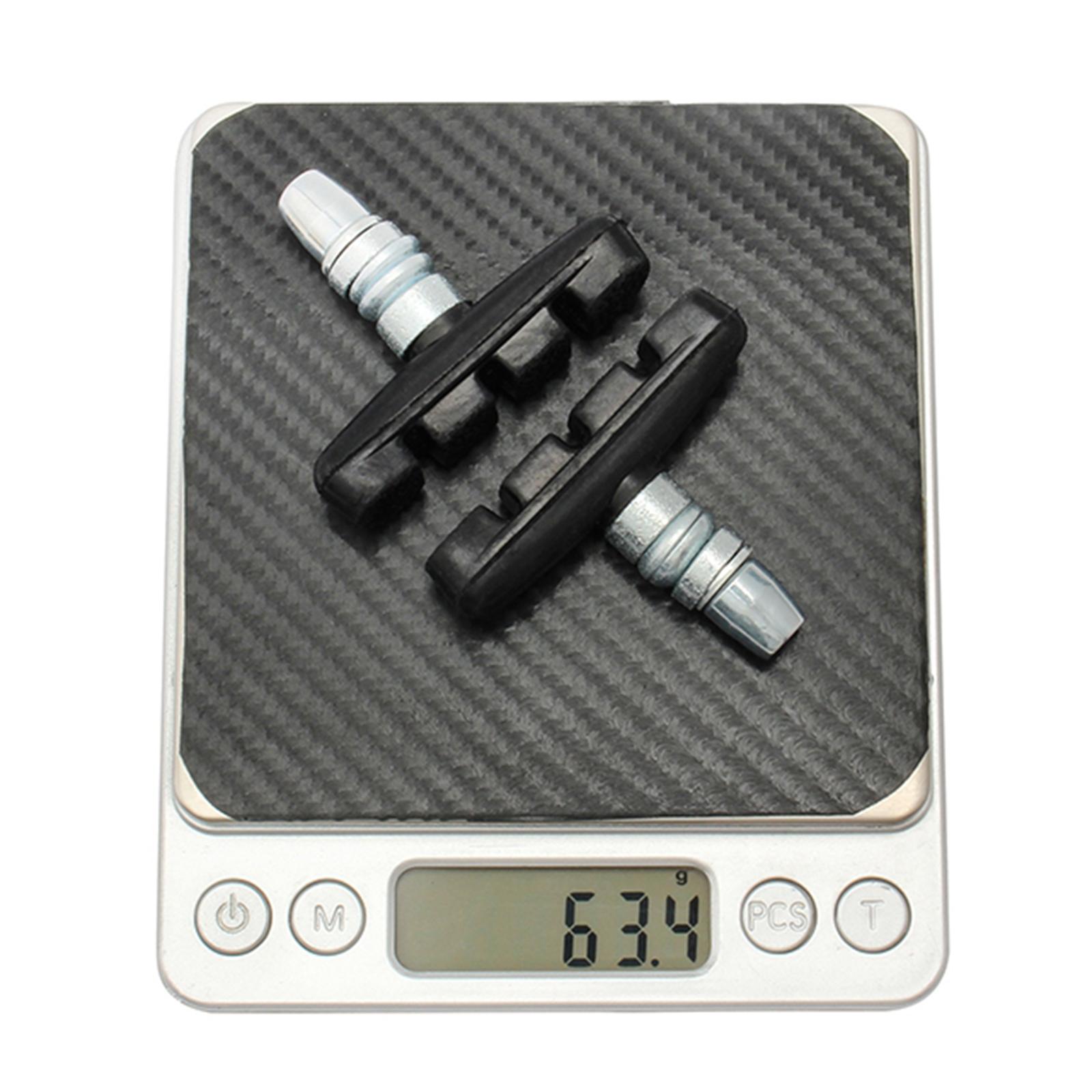 Bike V Brake Pad Replacement V-Brake Blocks Brakes Caliper Rubber Shoes Pads