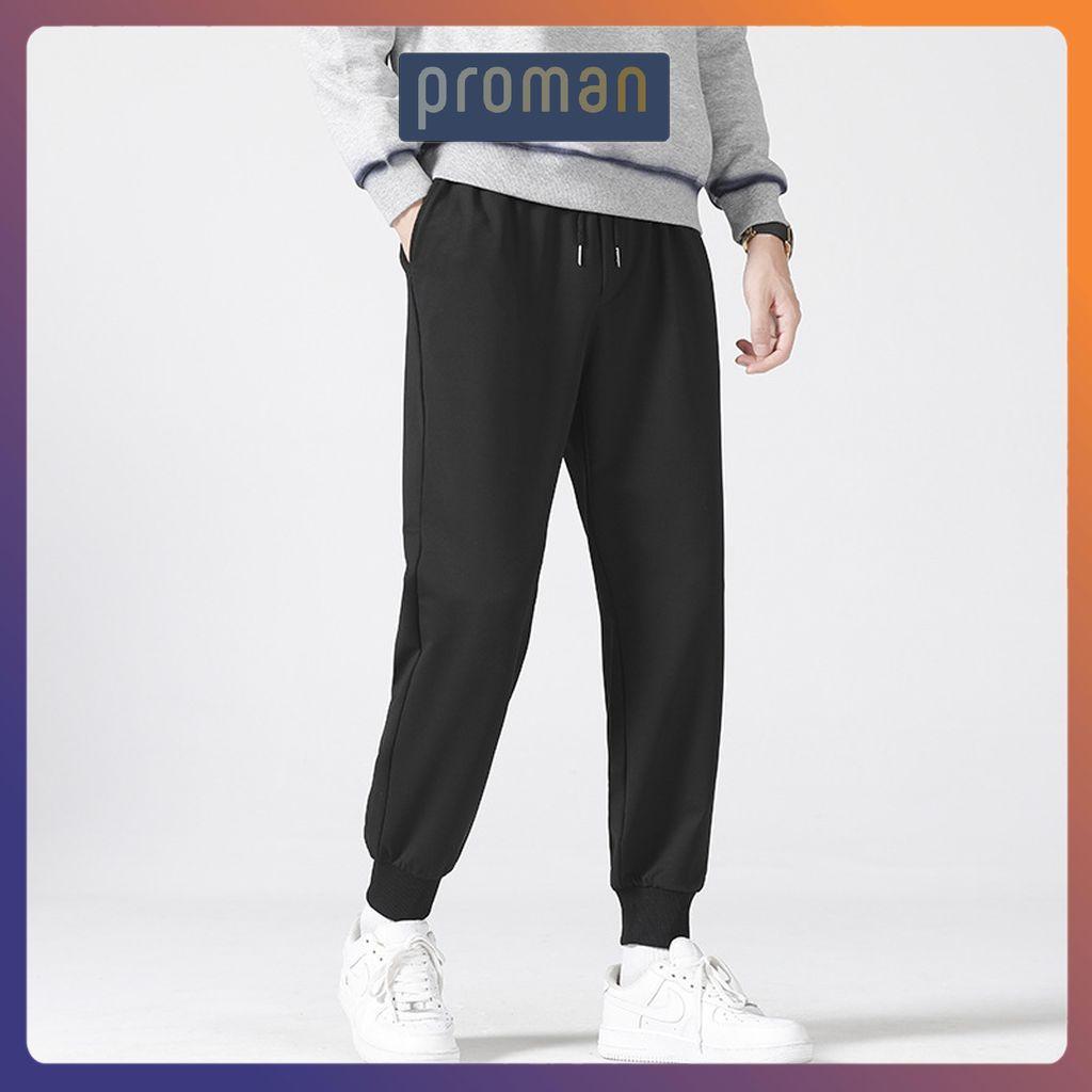 Quần Jogger nam nữ thể thao chất xốp, Jogger unisex dài phong cách trẻ trung JO05 - PROMAN