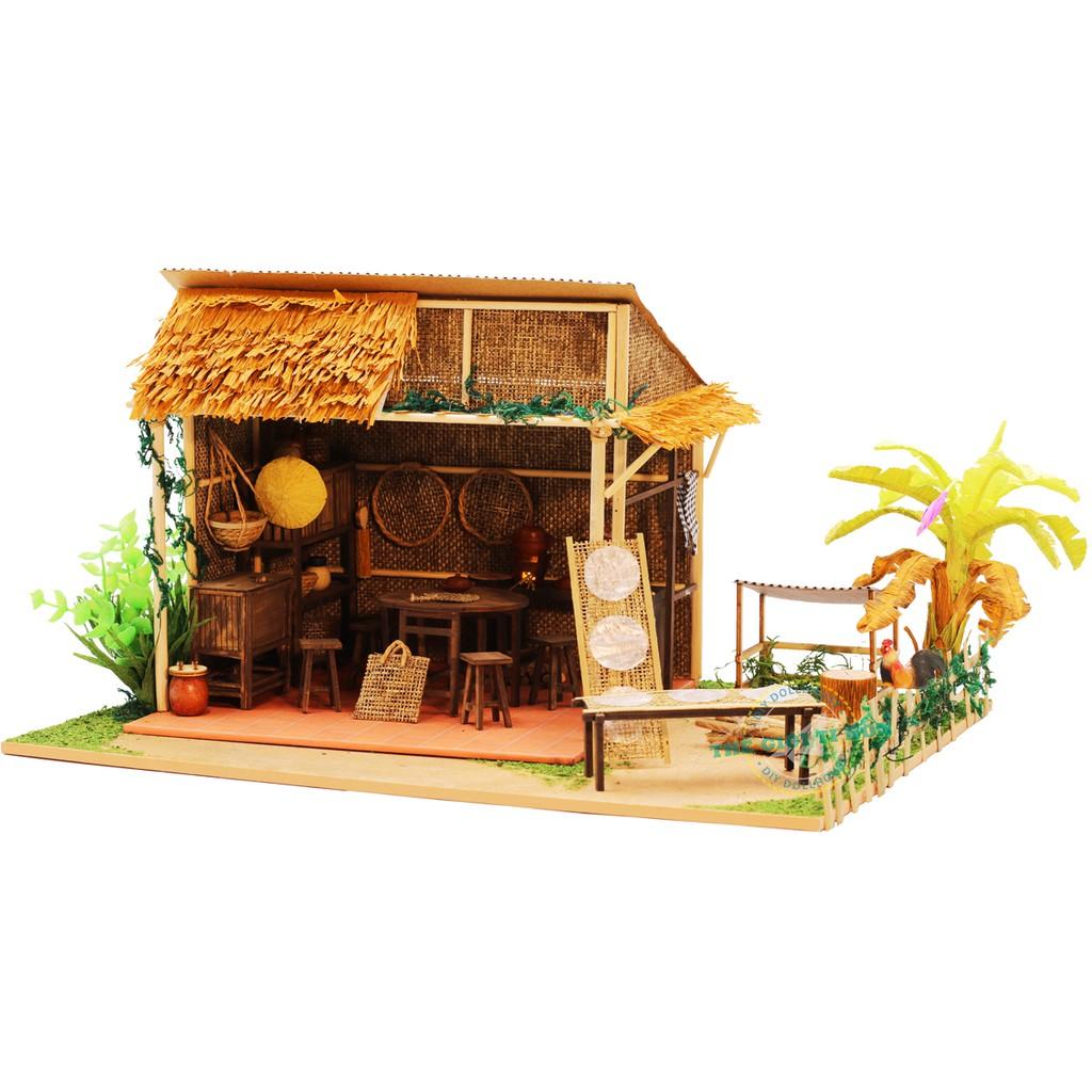 Mô Hình Gỗ 3D Lắp Ráp ROBOTIME DIY Dollhouse Nhà Tí Hon Cathys Flower   ArtPuzzlevn