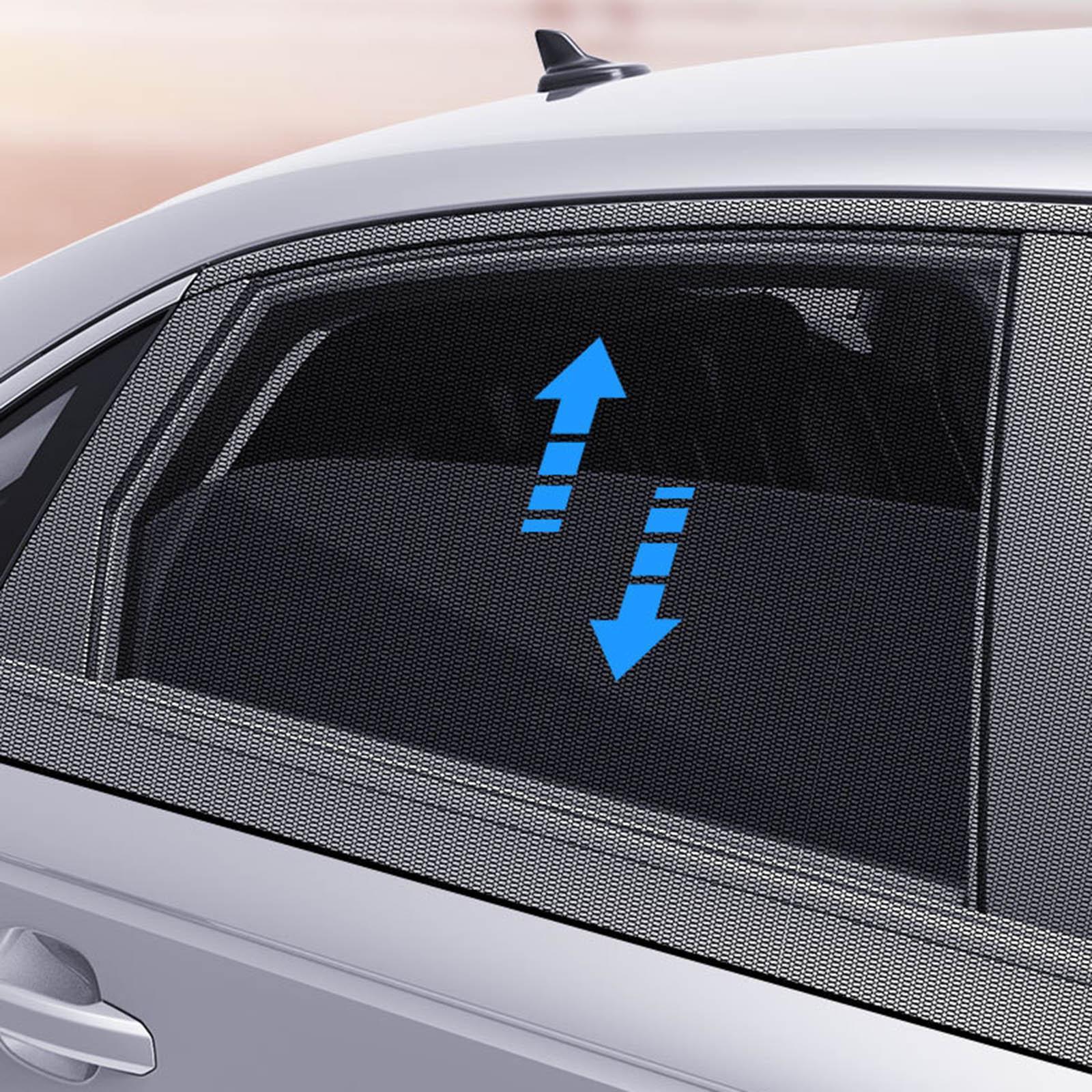 2 Pieces Sunshade Privacy Curtain Block Mesh Car Window for Family Children Baby