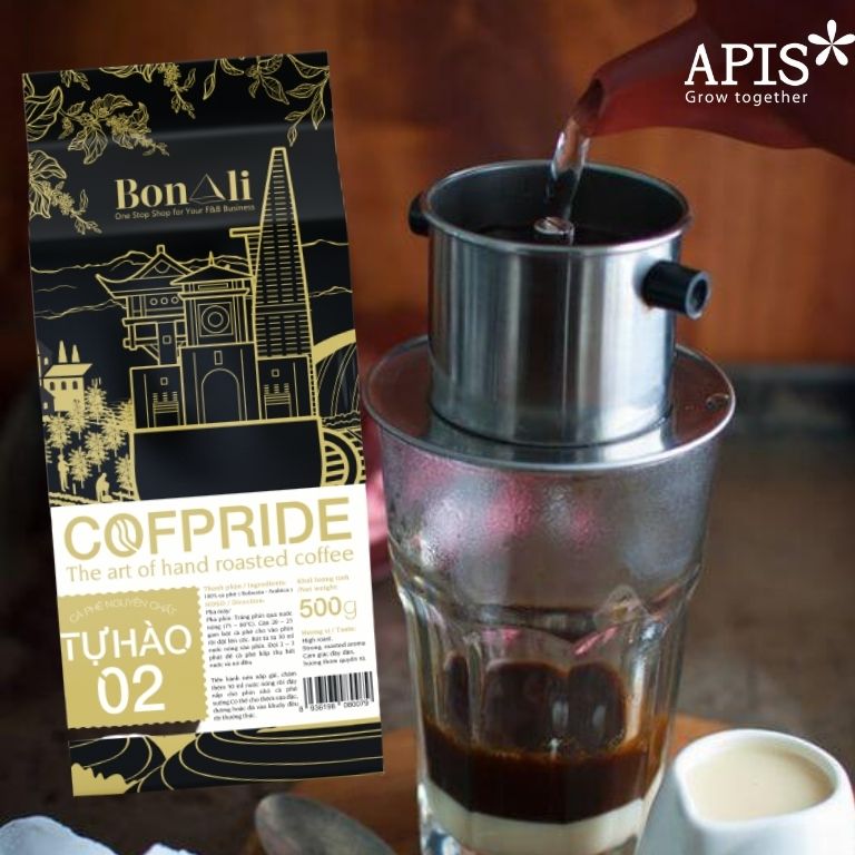 CÀ PHÊ COFPRIDE TỰ HÀO 2 ( 70%ROBUSTA + 30%ARABICA ) - CÀ PHÊ XAY 500G