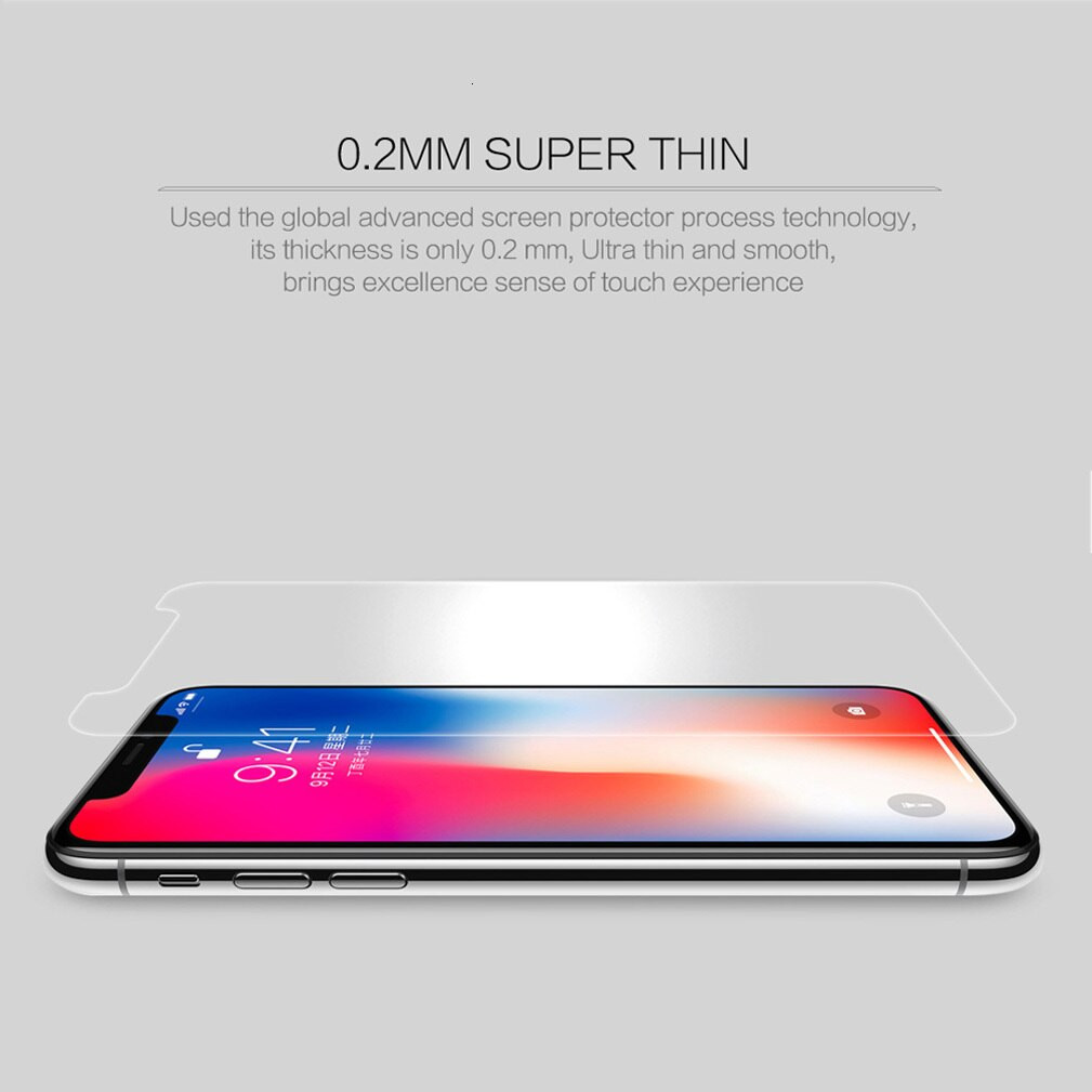 Miếng dán màn hình kính cường lực cho iPhone 11 Pro (5.8 inch) / iPhone X / Xs hiệu Nillkin Amazing H+ Pro (mỏng 0.2 mm, vát cạnh 2.5D, chống trầy, chống va đập) - Hàng chính hãng