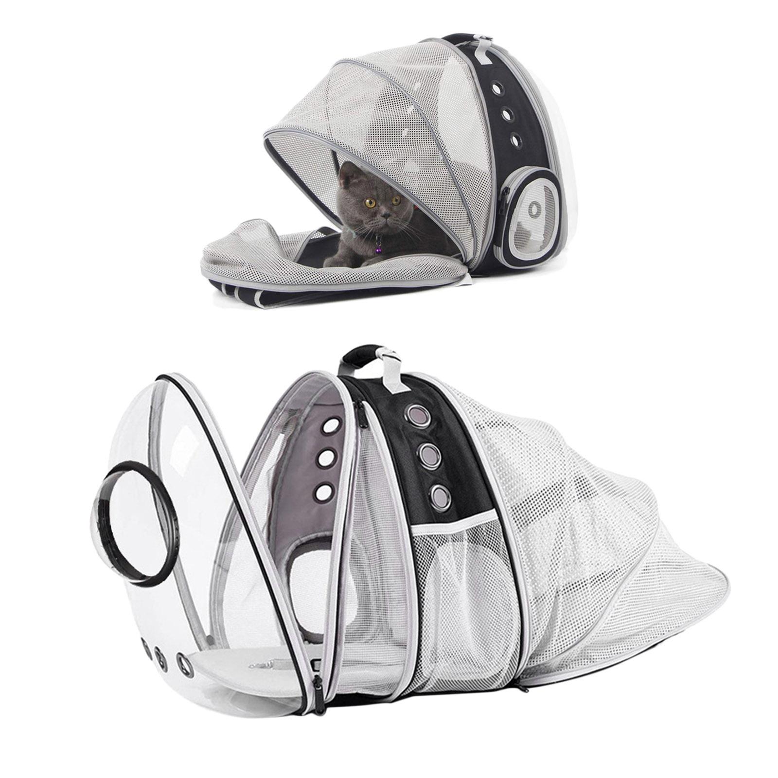 Expandable Cat Carrier Bubble Backpack Cat Pet Travel Bag