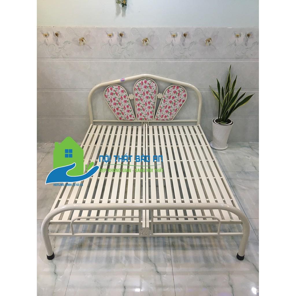 Giường sắt đơn giản nhiều kích thước từ 0,8 đến 1m8 mẫu 16 - Bảo An