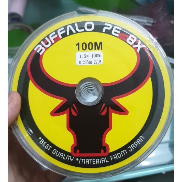 CÓ TEM CHỐNG HÀNG GIẢ / Dây dù 8X PE Buffalo ( trâu bò )