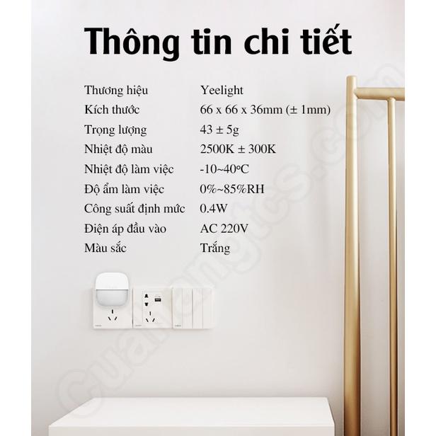 Đèn ngủ cảm biến sáng Xiaomi Yeelight dạng cắm YLYD09YL