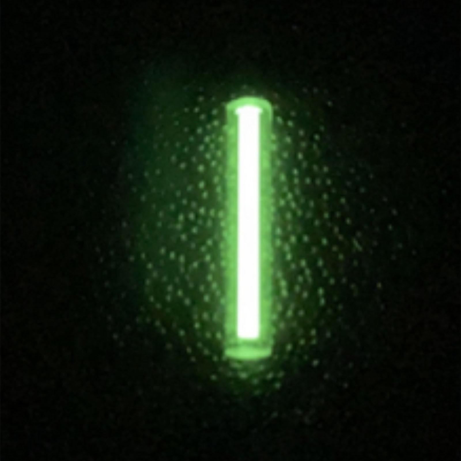 Glass Luminous Tube Self Glow in The Dark Substitute for Tritium Tube for Keychain