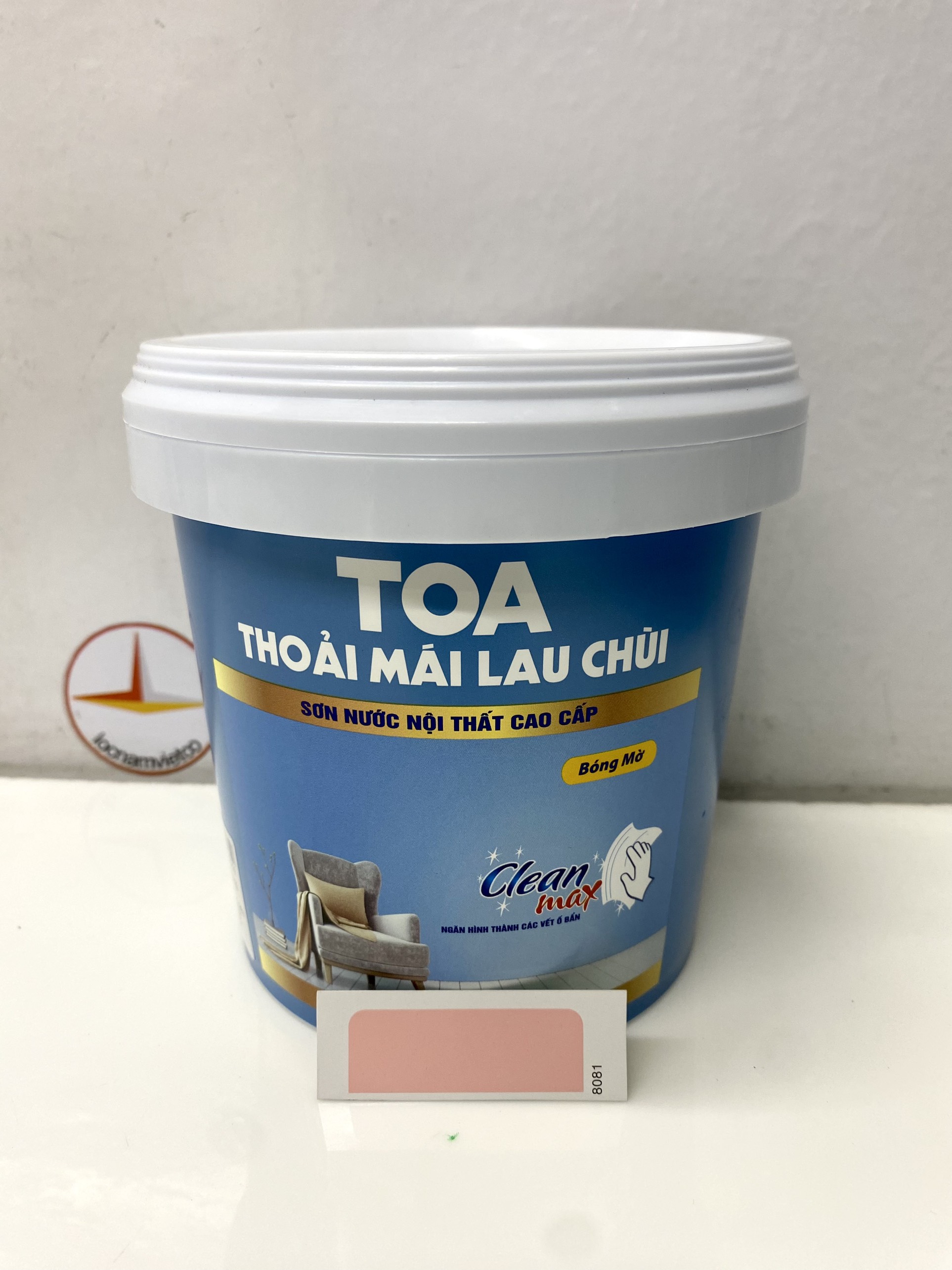 Sơn phào chỉ cho trần nhà Toa thoải mái lau chùi màu B- 8081 1L