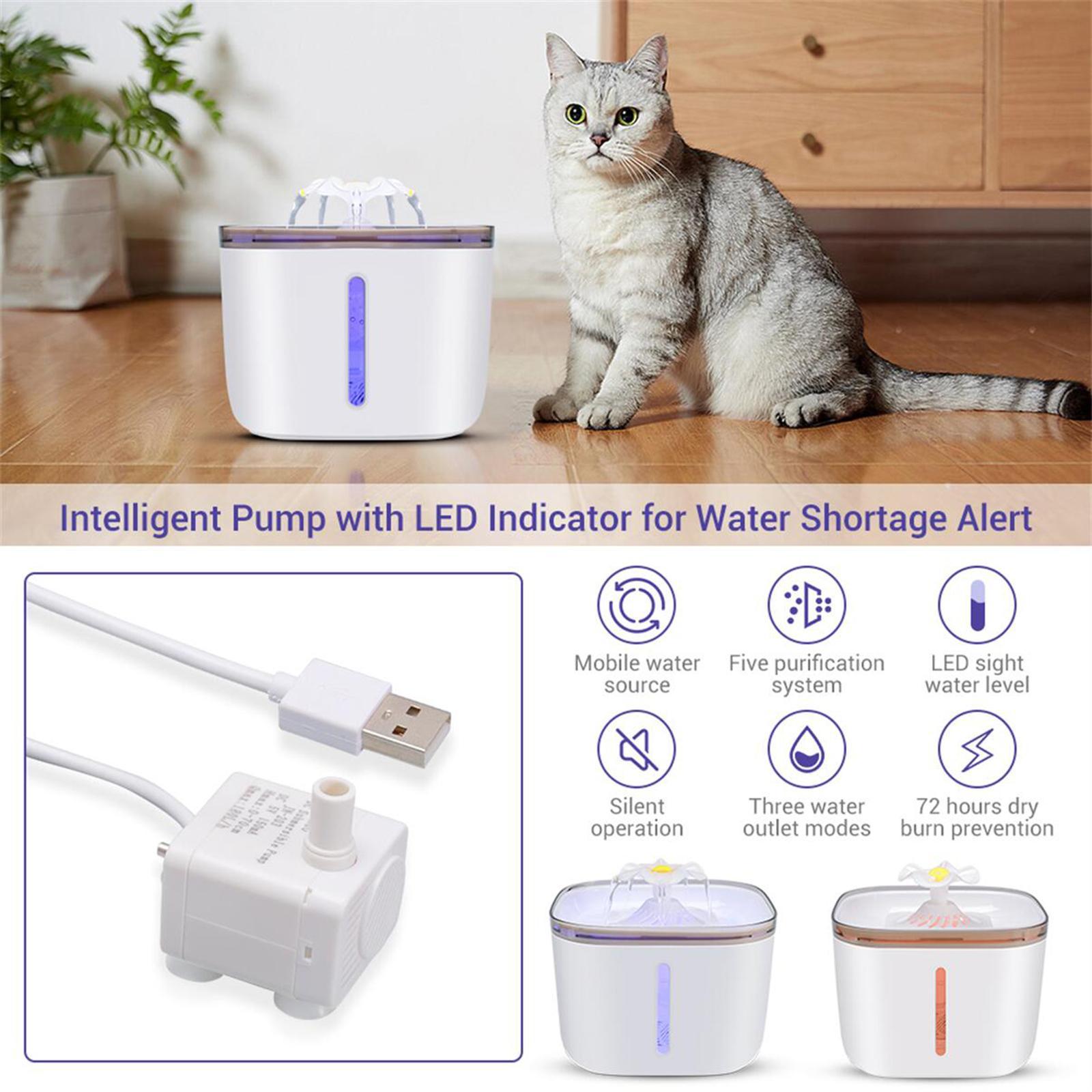 Drinking Fountain Low Noise Cat Water Fountain Water Dispenser for