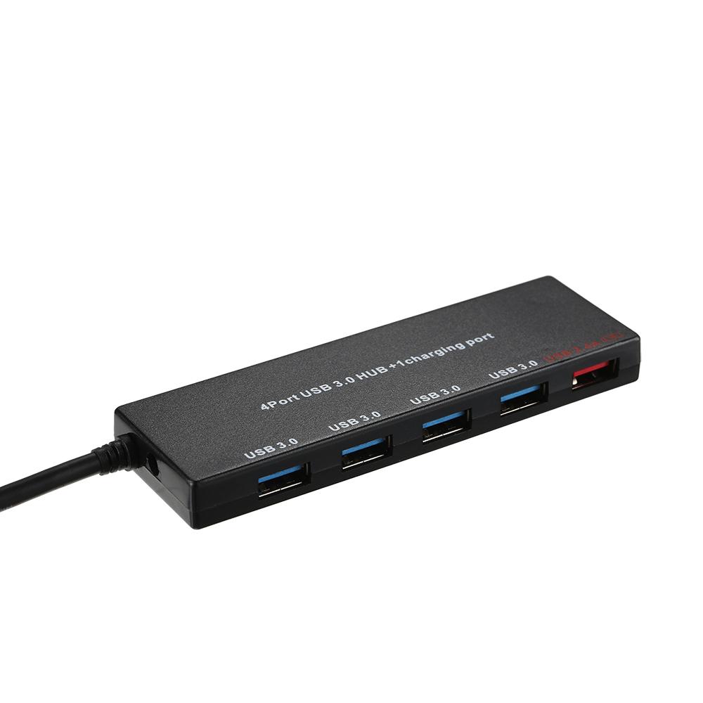 5 cổng chuyển đổi Siêu tốc Mini Portable USB 3.0 Hub Tốc độ truyền 5Gbps với sạc chuyên dụng 2.4A