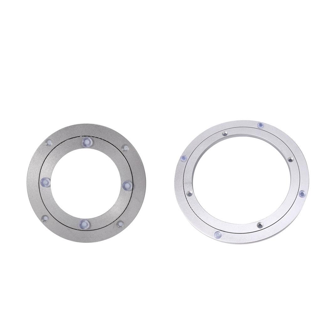 2pcs Round Turntable Bearing 5/16 Thick Heavy Duty Swivel Plate 4/10inch
