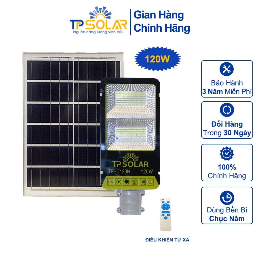 Đèn Bàn Chải Năng Lượng Mặt Trời TP Solar TP-C120N Công Suất 120W Cảm Biến Sáng Tối