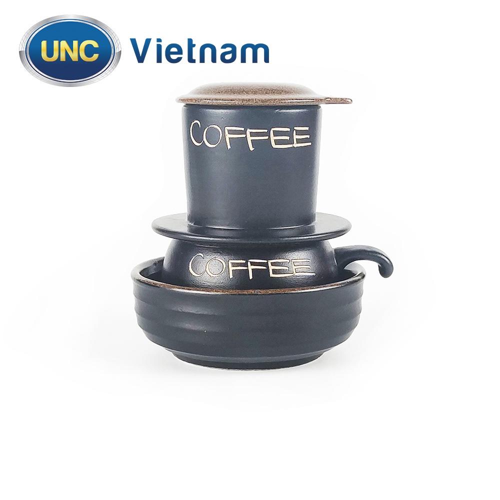 Bộ Phin Cà Phê Sứ UNC Việt Nam - Sử dụng bát giữ nhiệt, nhiều màu sắc, đủ món, pha cafe sẽ ngon hơn