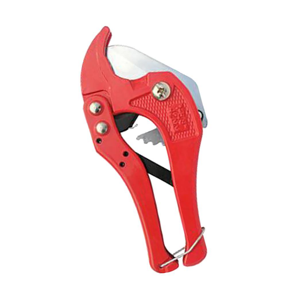 42mm Ratchet PVC Plastic Tube Pipe Cutter Cutting Plier Plumbing Plumber