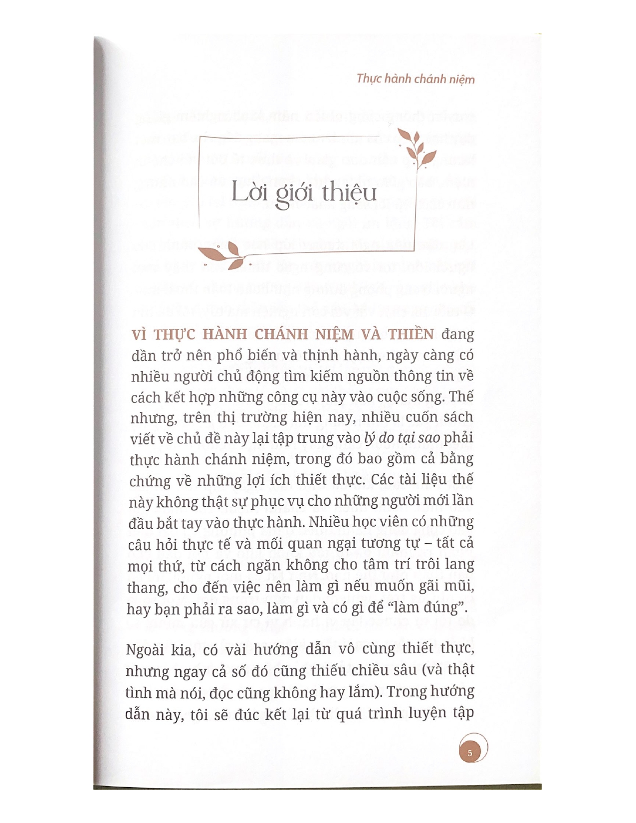 Thực Hành Chánh Niệm