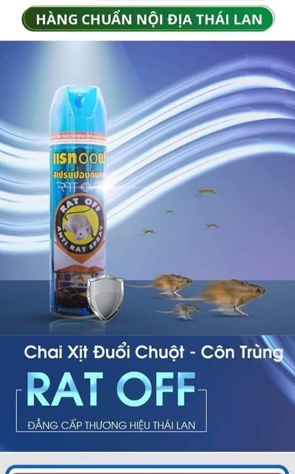 Bình xịt đuổi chuột hương thơm Thái lan n toàn khi sử dụng-Chai to