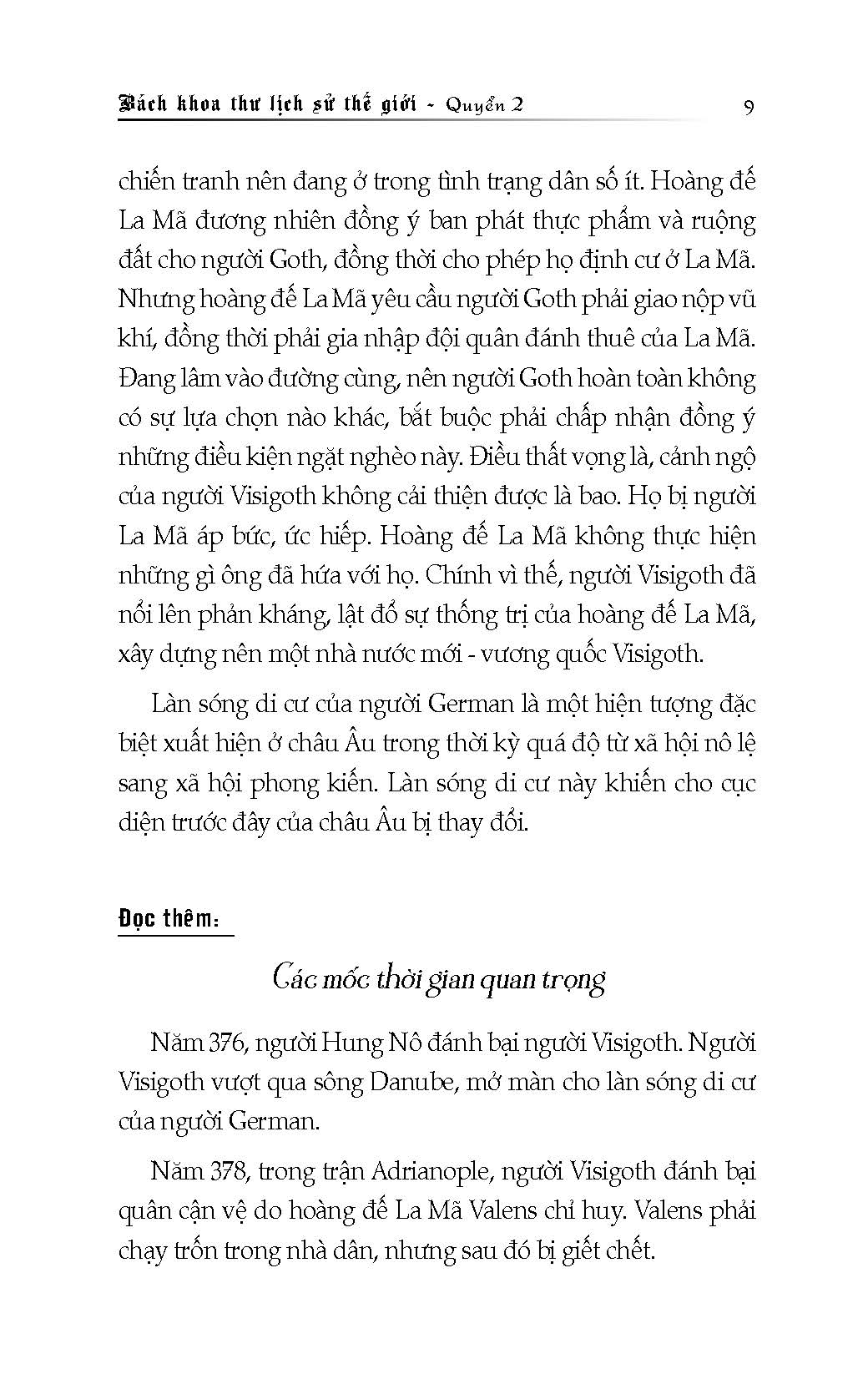 Bách Khoa Thư Lịch Sử Thế Giới, Quyển 2 - Thời Kỳ Trung Đại