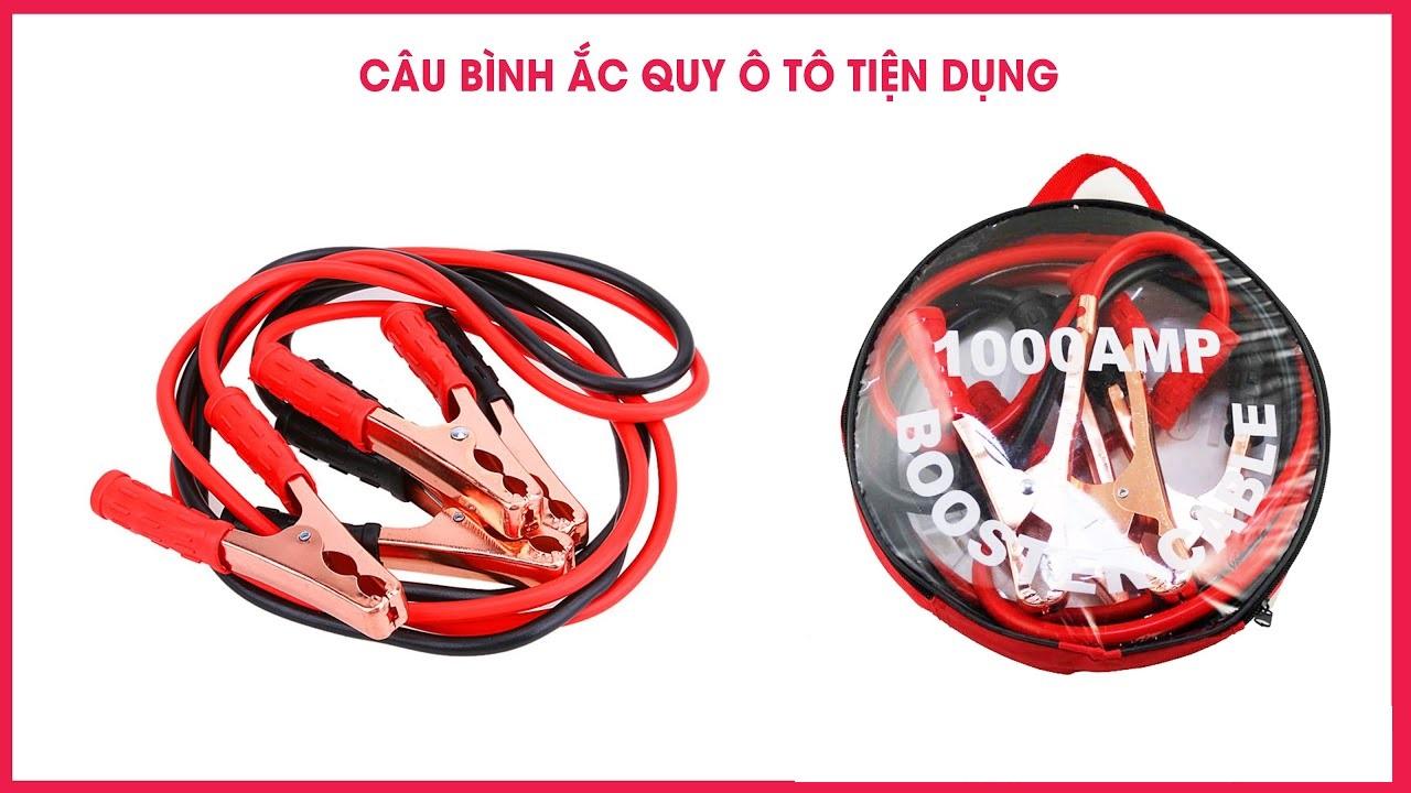 Dây Câu Kích Bình Ắc Quy Cứu Hộ Ô Tô Xe Hơi Khẩn Cấp Dài 2.5 Mét