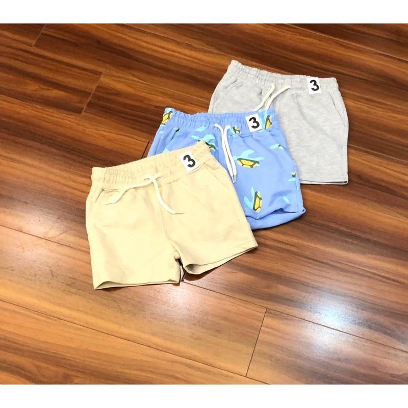 Quần short cotton on bé trai chất da cá mỏng mặc mềm mát siêu thích