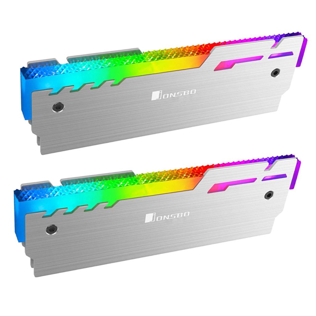 Heat Sink RGB Memory RAM Cooler Radiator Anodizing Process for DIY PC Game