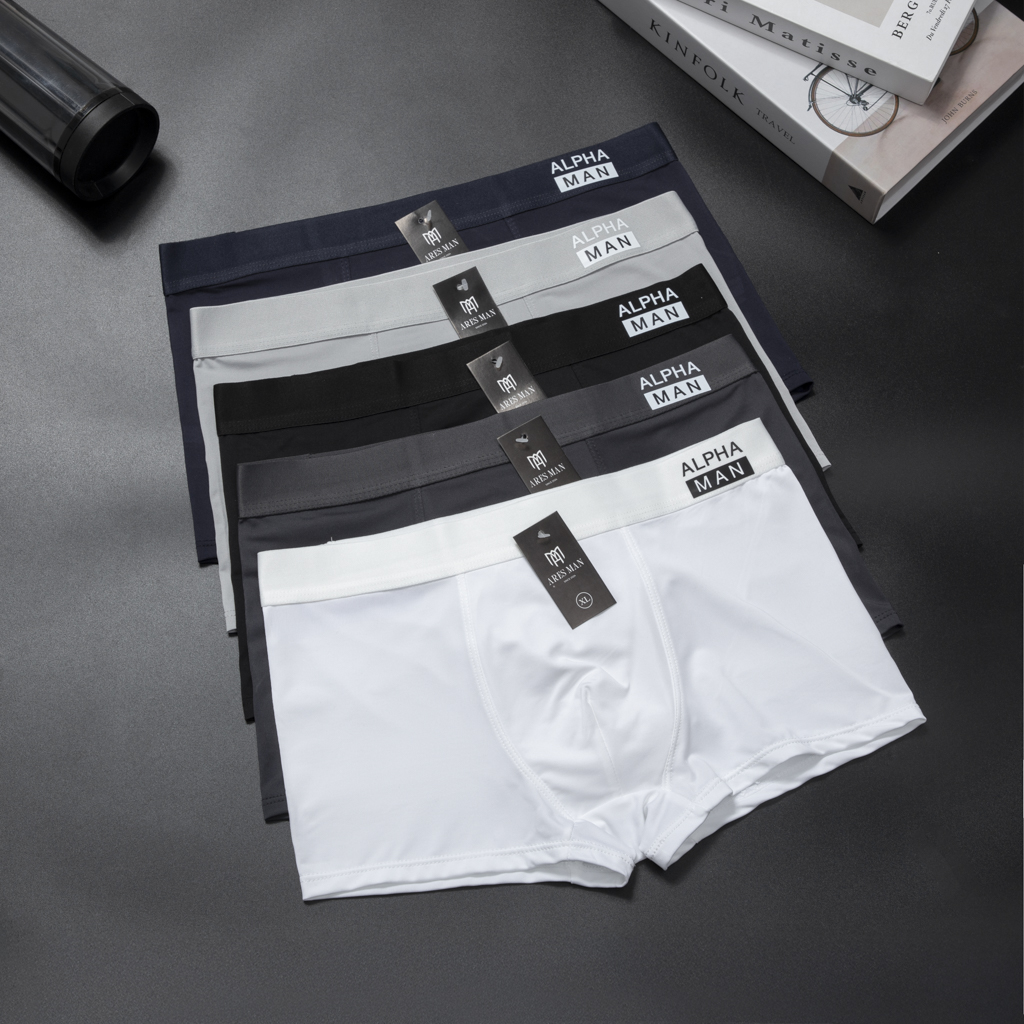 Quần boxer nam , quần lót đùi nam ALPHA 2.0 được làm bằng chất thun lạnh mềm mịn thấm hút mồ hôi co giãn 4 chiều