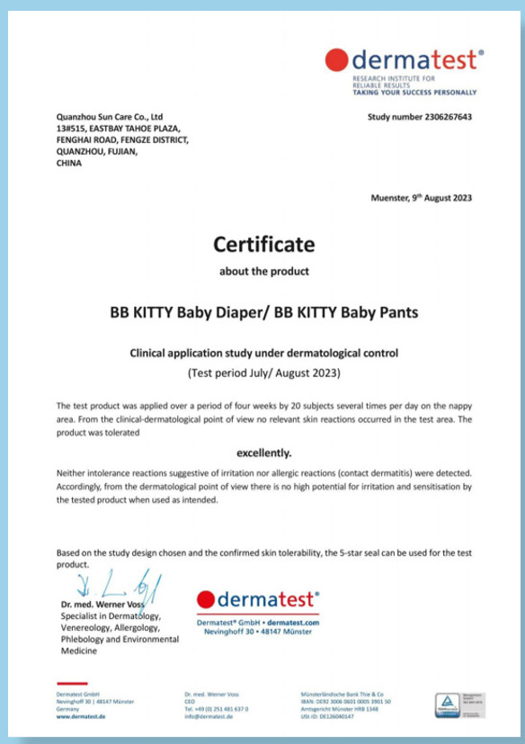 [M52]Tã/Bỉm Quần BB KITTY SENSITIVE dành cho da nhạy cảm size M(06 -11 kg)/ 52 miếng  mẫu mới