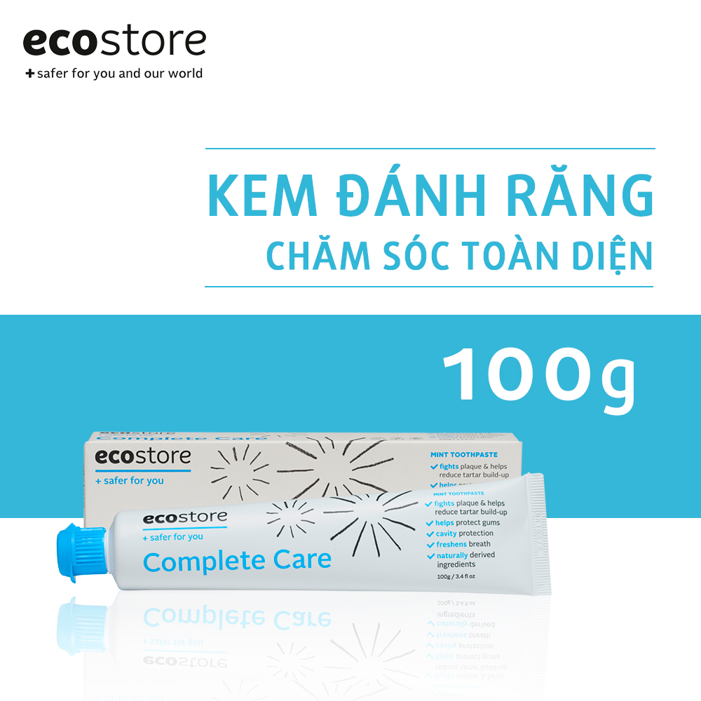 Kem đánh răng Chăm sóc toàn diện gốc thực vật Ecostore 100g