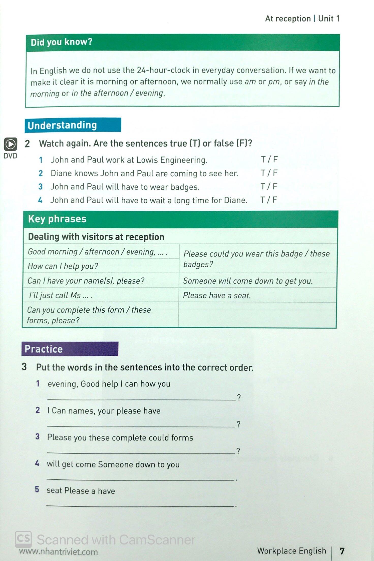 Collins English For Work - Workplace English (Kèm CD)