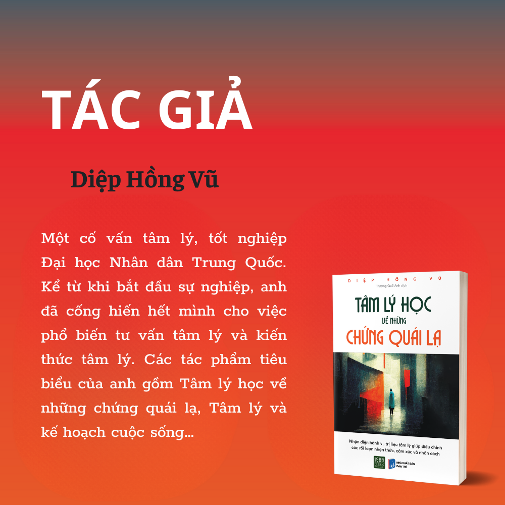 Tâm Lý Học Về Những Chứng Quái Lạ - Diệp Hồng Vũ - Trương Quế Anh dịch - (bìa mềm)