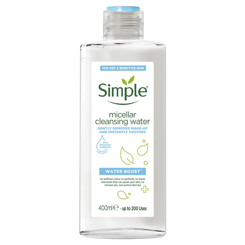 Nước tẩy trang Simple Water Boost Micellar Cleansing Water