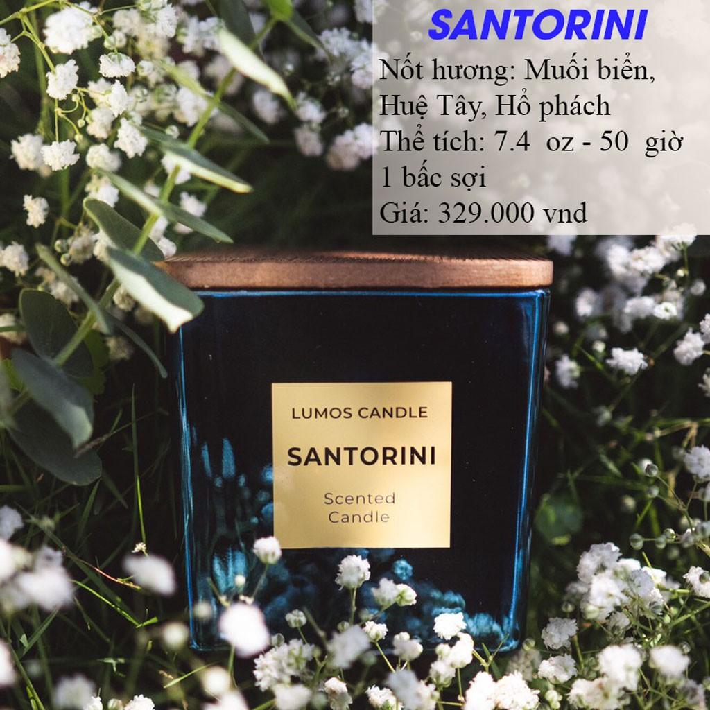 SANTORINI Miên Man Biển Khơi - Nến Thơm Lumos (Tặng Kèm Diêm Dài) NT310