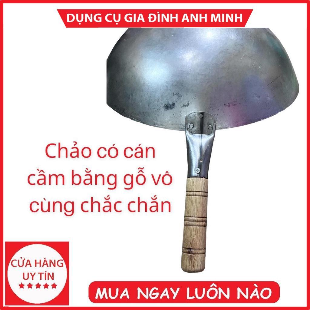 Chảo thép tay cầm cao cấp 34cm - chảo thép nhà hàng - chảo thép chuyên dụng - chảo thép chất lượng