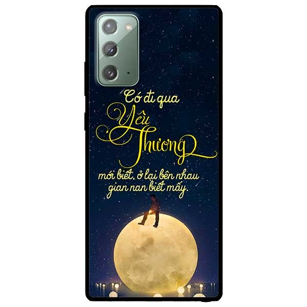 Ốp lưng dành cho Samsung Note 20 - Note 20 Ultral - mẫu Đi Qua Yêu Thương