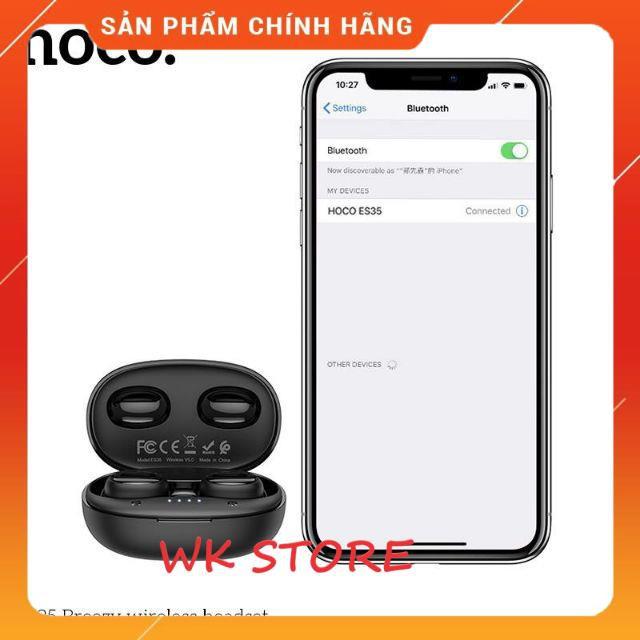 Tai nghe bluetooth Hoco ES35 pin 4h,chống nước IP54 - Hàng chính hãng