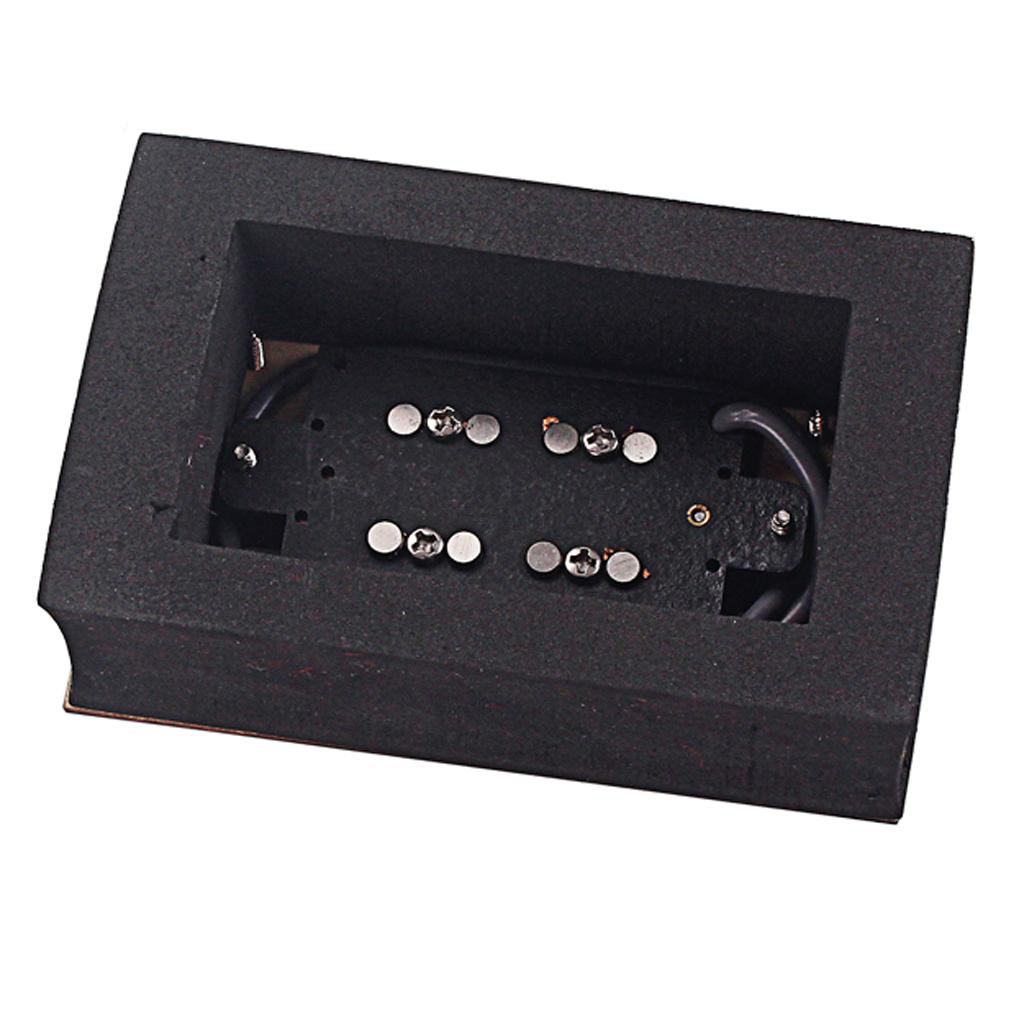 1 Set 4-String Humbucker Pickup With Screws For Cigar Box Guitar/Electronic Ukulele DIY