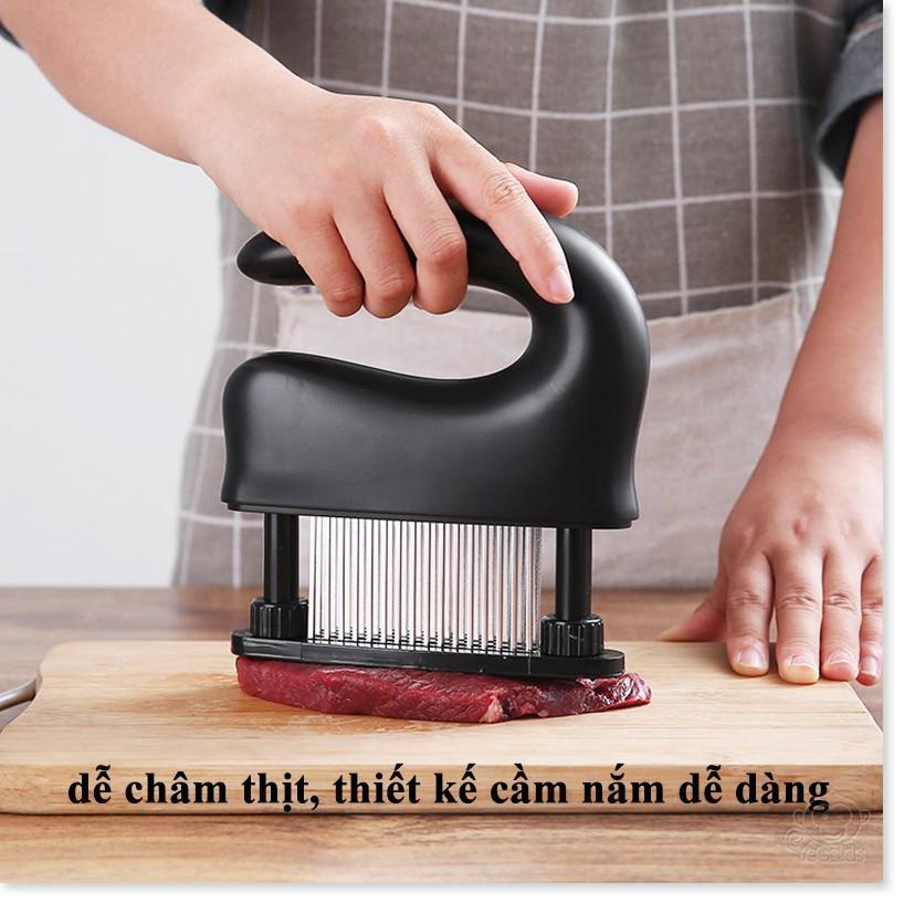 Máy châm thịt 48 que kim thép không gỉ- Gia Dụng SG
