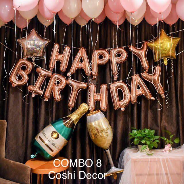 Combo trang trí sinh nhật tại nhà giá rẻ
